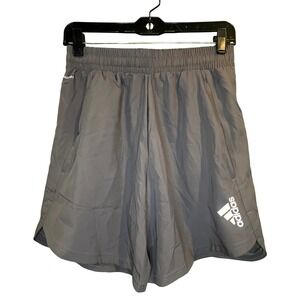 Adidas Mens Gray D4M SHO AEROREADY Training Shorts 7 Inch Inseam Size S